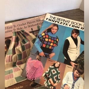 Vintage Crochet Pattern Books
